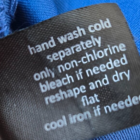 616-31 Lane Bryant Royal Blue Dress Off Shoulder Fit & Flare Size 18 - Picture 11 of 11